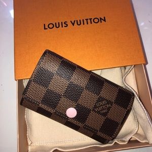 Louis Vuitton Rose Ballerine 6 Ring Key Holder